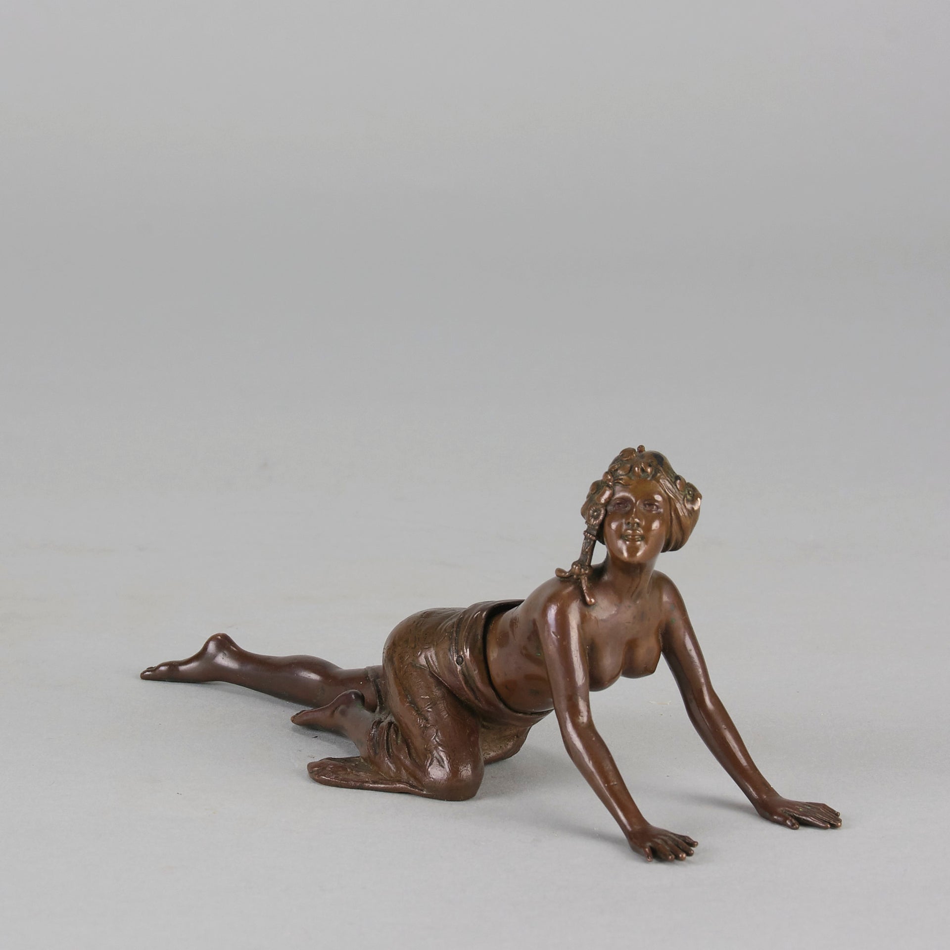 Franz Bergman - Crawling Girl - Hickmet Fine Arts 