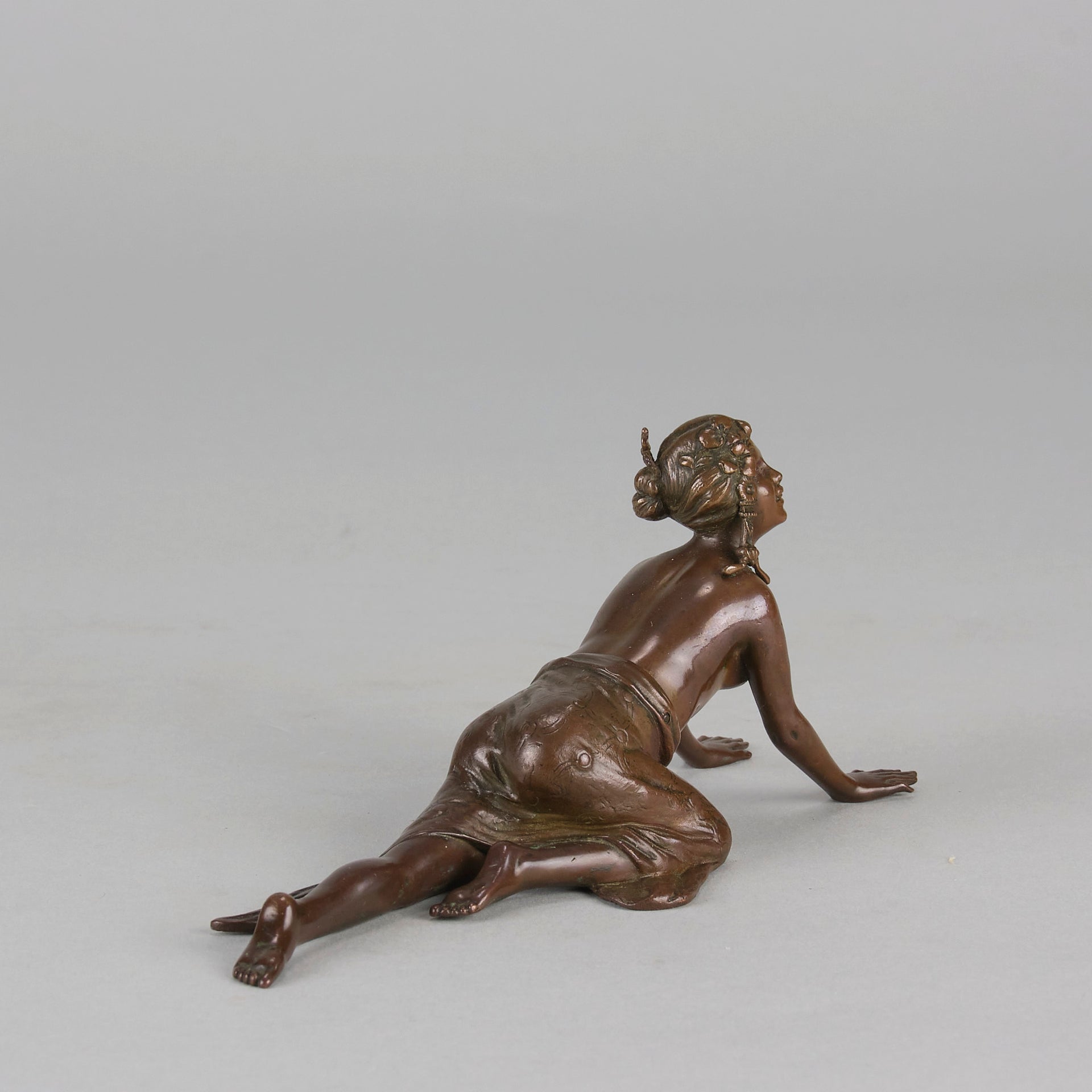 Franz Bergman - Crawling Girl - Hickmet Fine Arts 