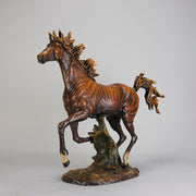Bronze Galloping Horse - Vienna Bronze Study - Hickmet Fine Arts 