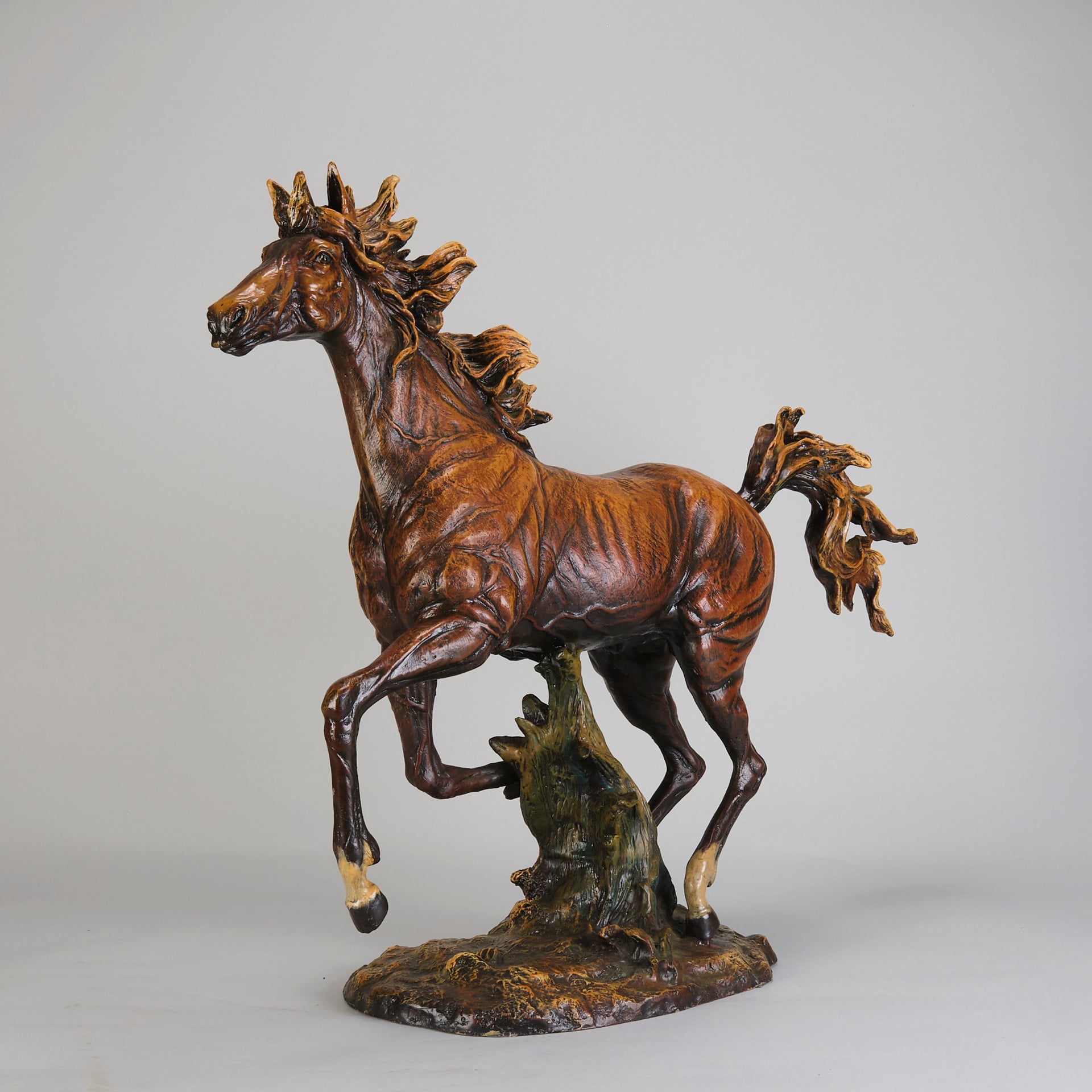Bronze Galloping Horse - Vienna Bronze Study - Hickmet Fine Arts 