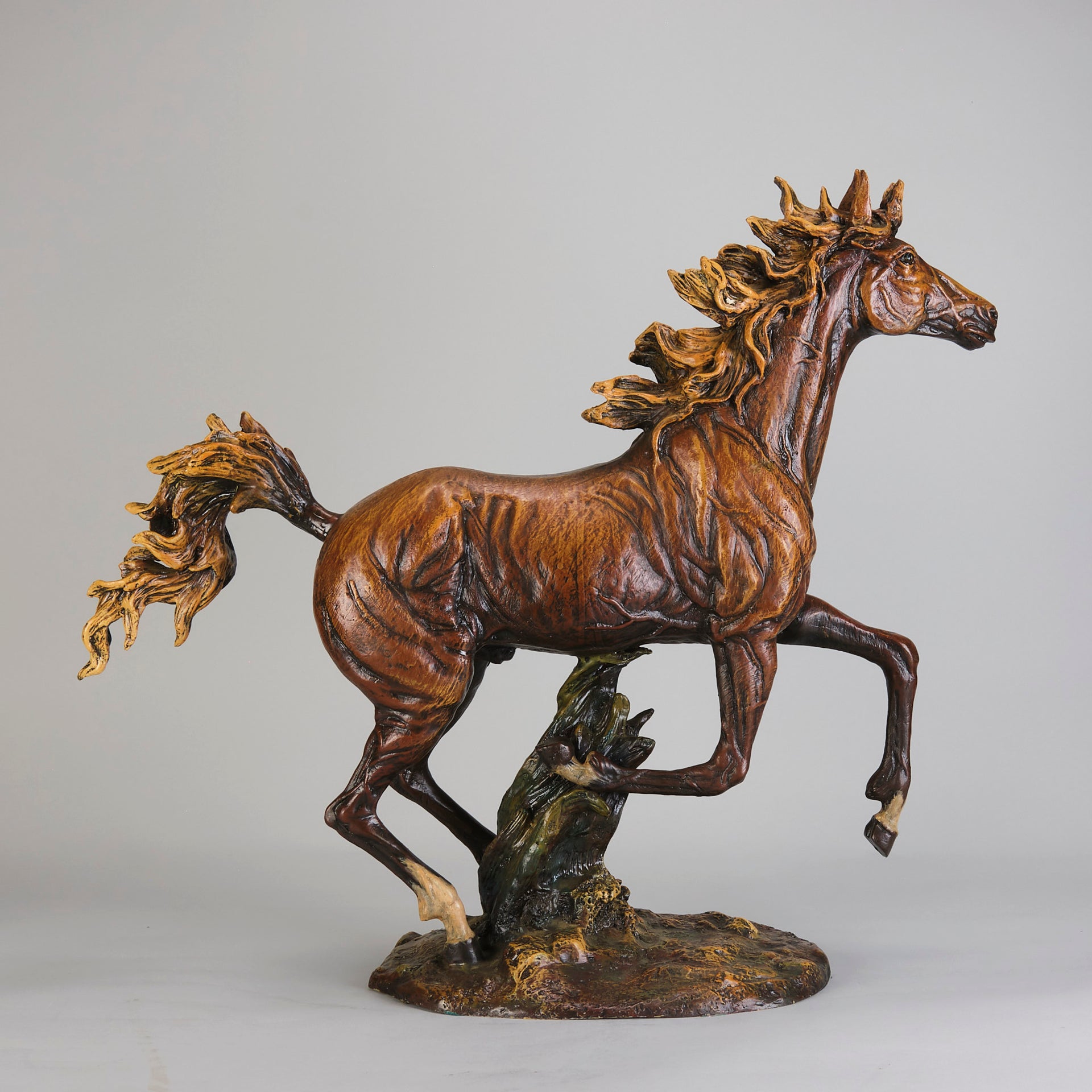 Bronze Galloping Horse - Vienna Bronze Study - Hickmet Fine Arts 