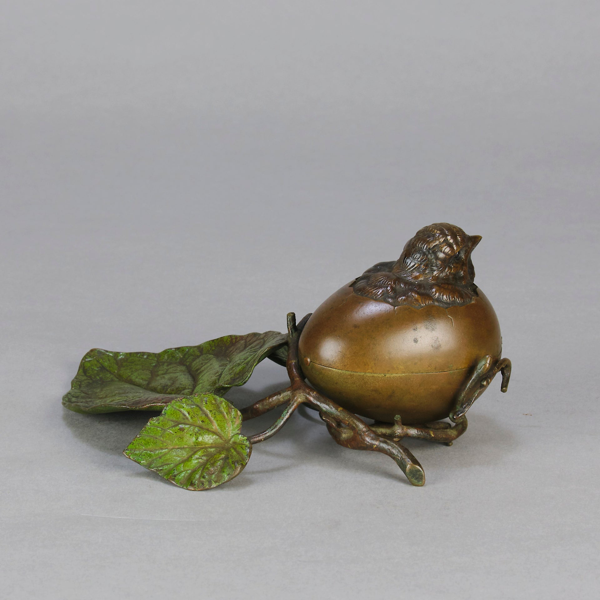 Bronze Hatching Chick - Vienna Bronze Study - Hickmet Fine Arts 
