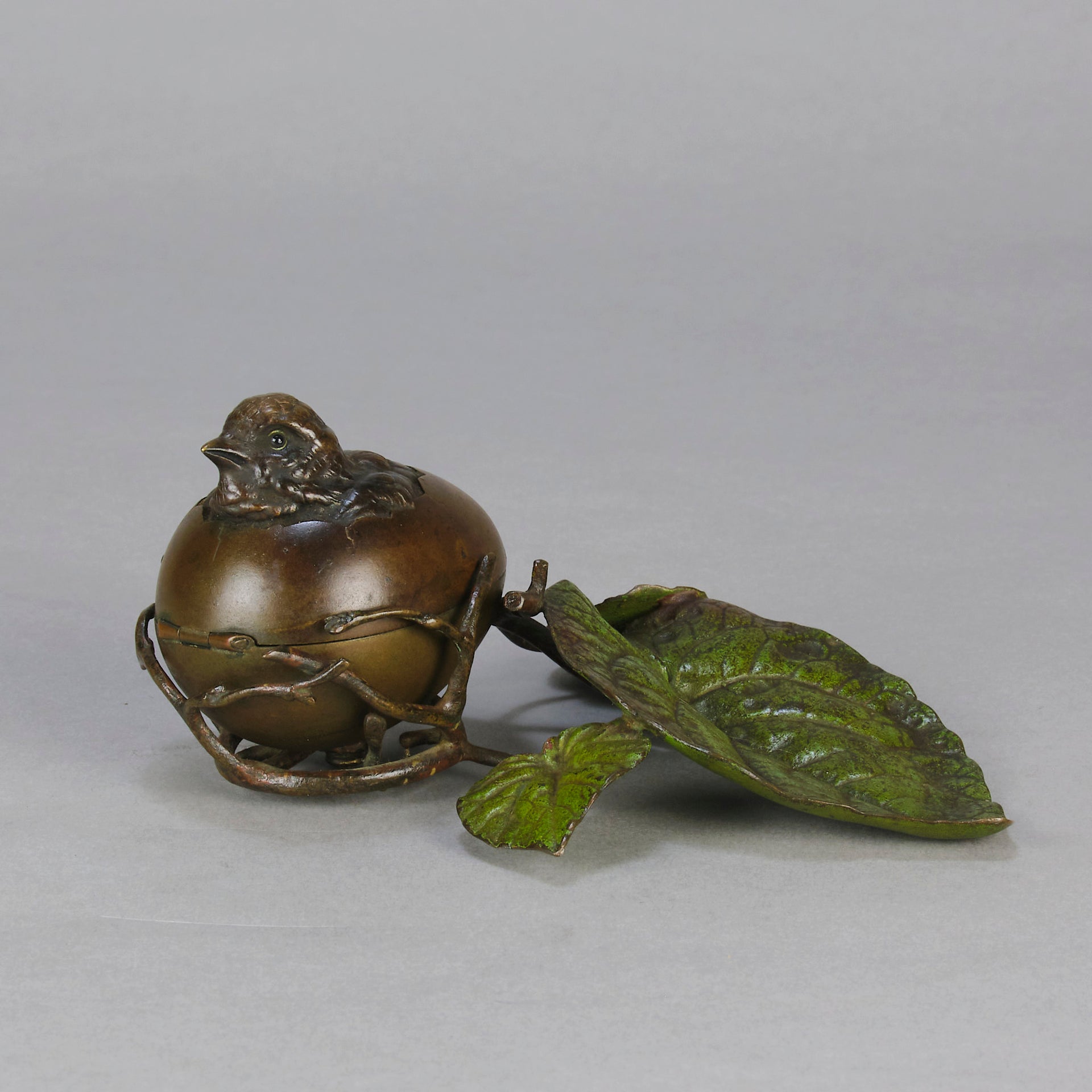 Bronze Hatching Chick - Vienna Bronze Study - Hickmet Fine Arts 