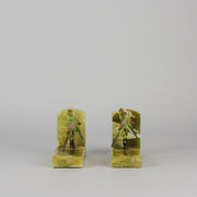 Vienna Bronze Bookends - Budgie Bookends - Hickmet Fine Arts 