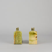 Vienna Bronze Bookends - Budgie Bookends - Hickmet Fine Arts 