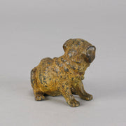 Vienna Bronze Puppy - Seated Puppy Bronze - Hickmet Fine Arts 