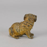 Vienna Bronze Puppy - Seated Puppy Bronze - Hickmet Fine Arts 
