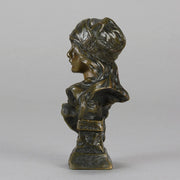 Art Nouveau Villanis Bust - Villanis Esmerelda - Hickmet Fine Arts
