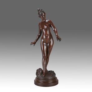 Art Nouveau Bronze - Villanis Printemps - Hickmet Fine Arts