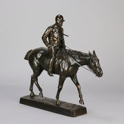 "After the Hunt" - Walter Roche Bronze - Hickmet Fine Arts 