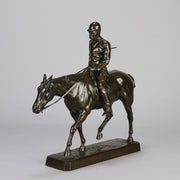 "After the Hunt" - Walter Roche Bronze - Hickmet Fine Arts 