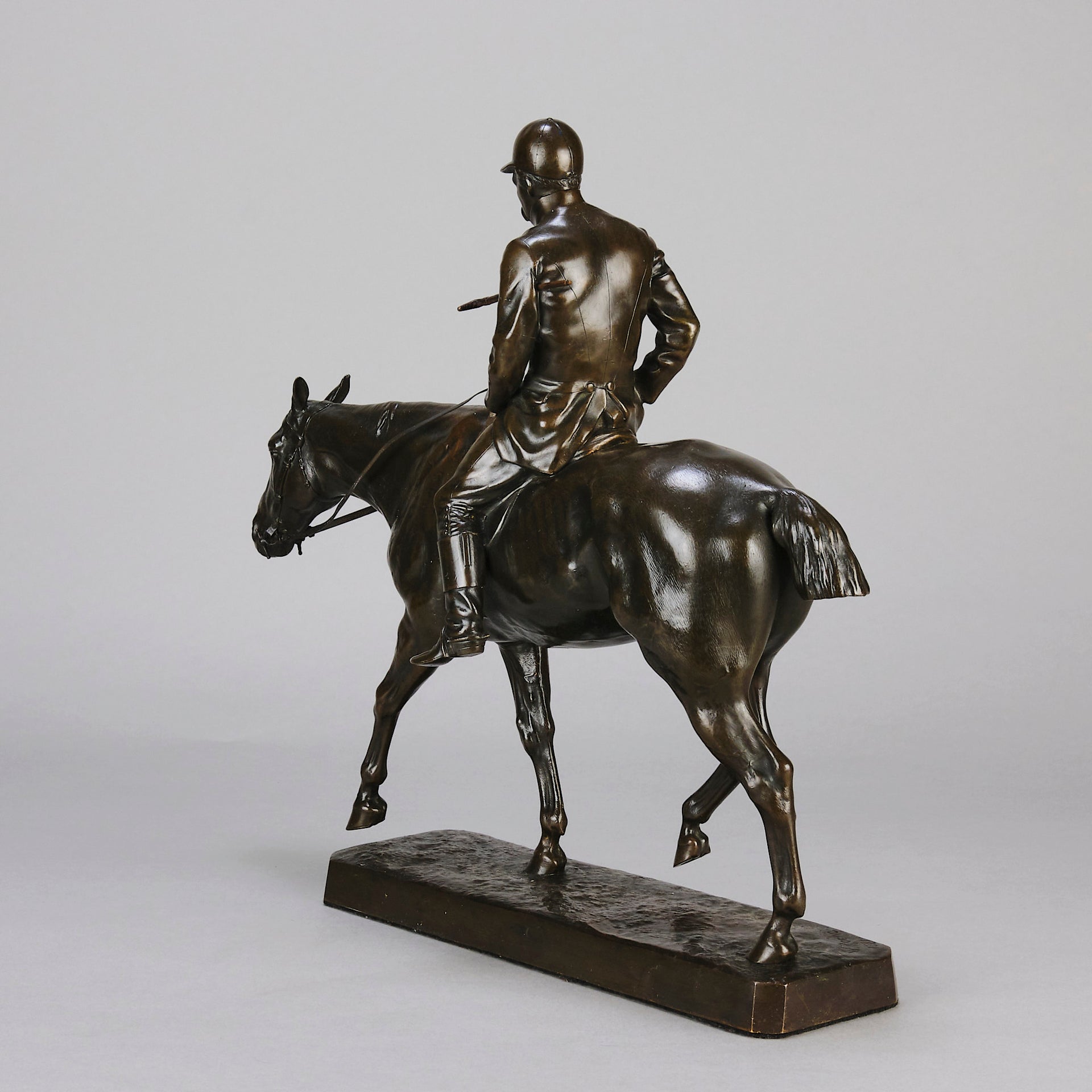 "After the Hunt" - Walter Roche Bronze - Hickmet Fine Arts 