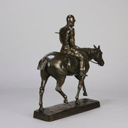 "After the Hunt" - Walter Roche Bronze - Hickmet Fine Arts 