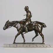 "After the Hunt" - Walter Roche Bronze - Hickmet Fine Arts 