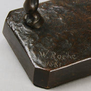 "After the Hunt" - Walter Roche Bronze - Hickmet Fine Arts 