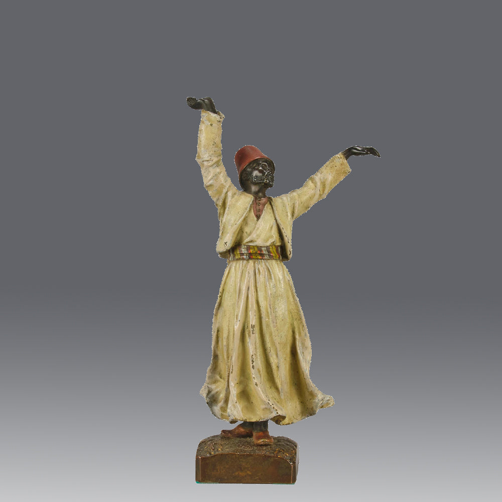 Franz Bergman Whirling Dervish - Bergman Bronze - Hickmet Fine Arts