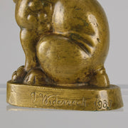Bronze Bonzo Dog - by Otto Widerreck - Hickmet Fine Arts 