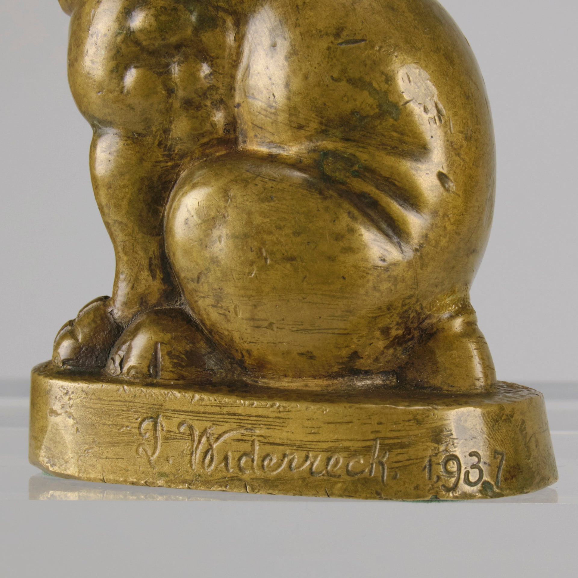 Bronze Bonzo Dog - by Otto Widerreck - Hickmet Fine Arts 