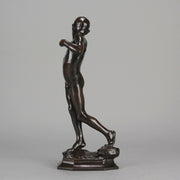 Sling Boy  - William Reid Dick Bronze - Hickmet Fine Arts
