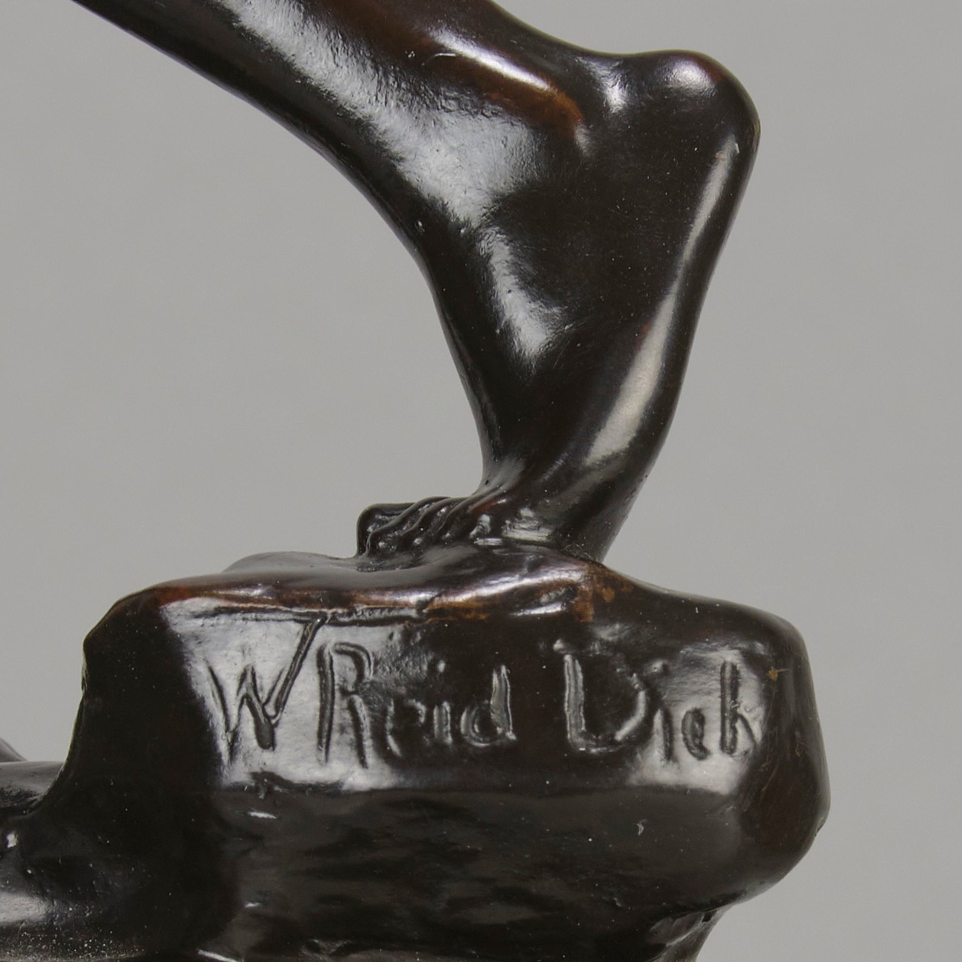 Sling Boy  - William Reid Dick Bronze - Hickmet Fine Arts