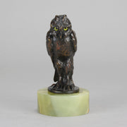 Vienna Bronze  - Austrian Bronze Owl - Hickmet Fine Arts  