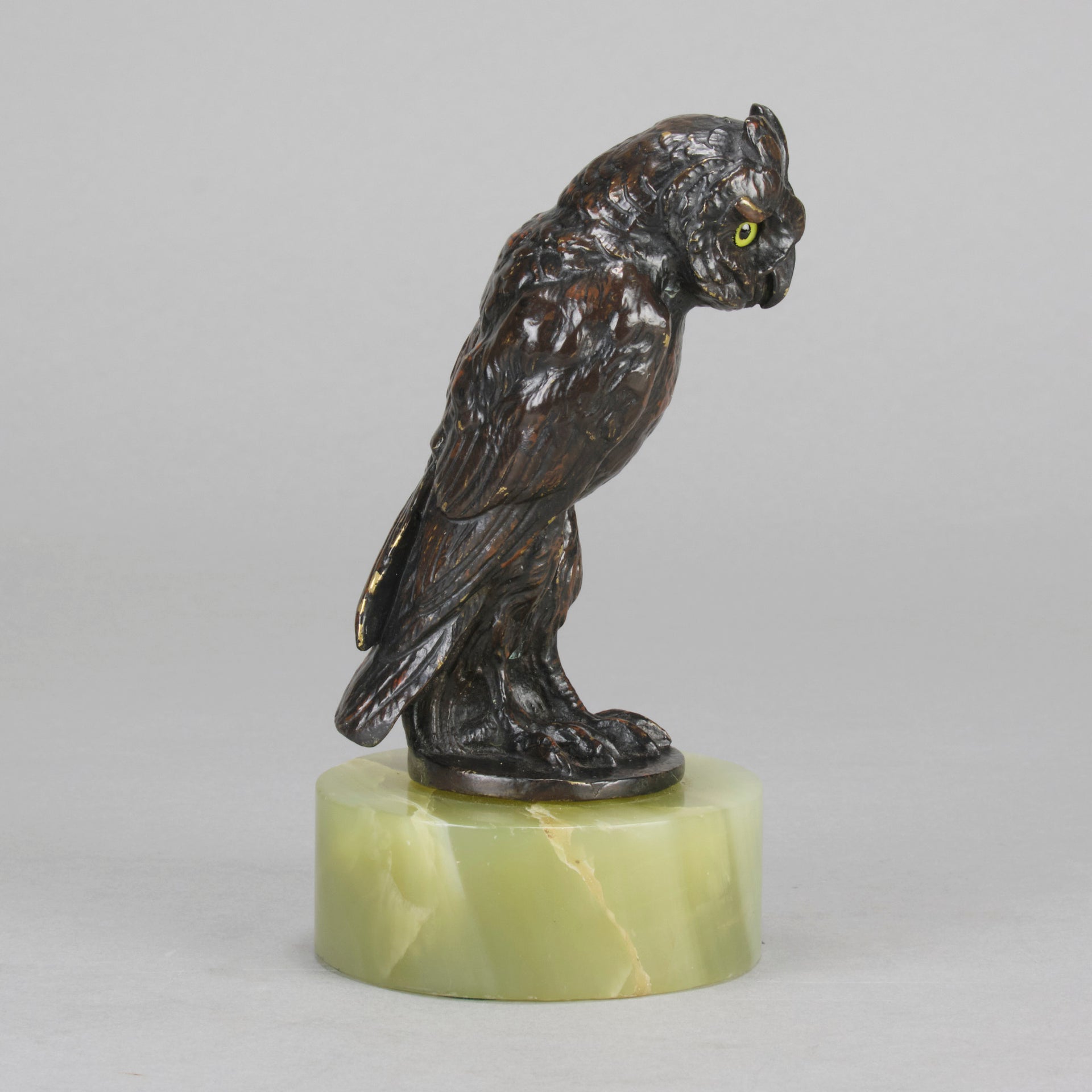 Vienna Bronze  - Austrian Bronze Owl - Hickmet Fine Arts  