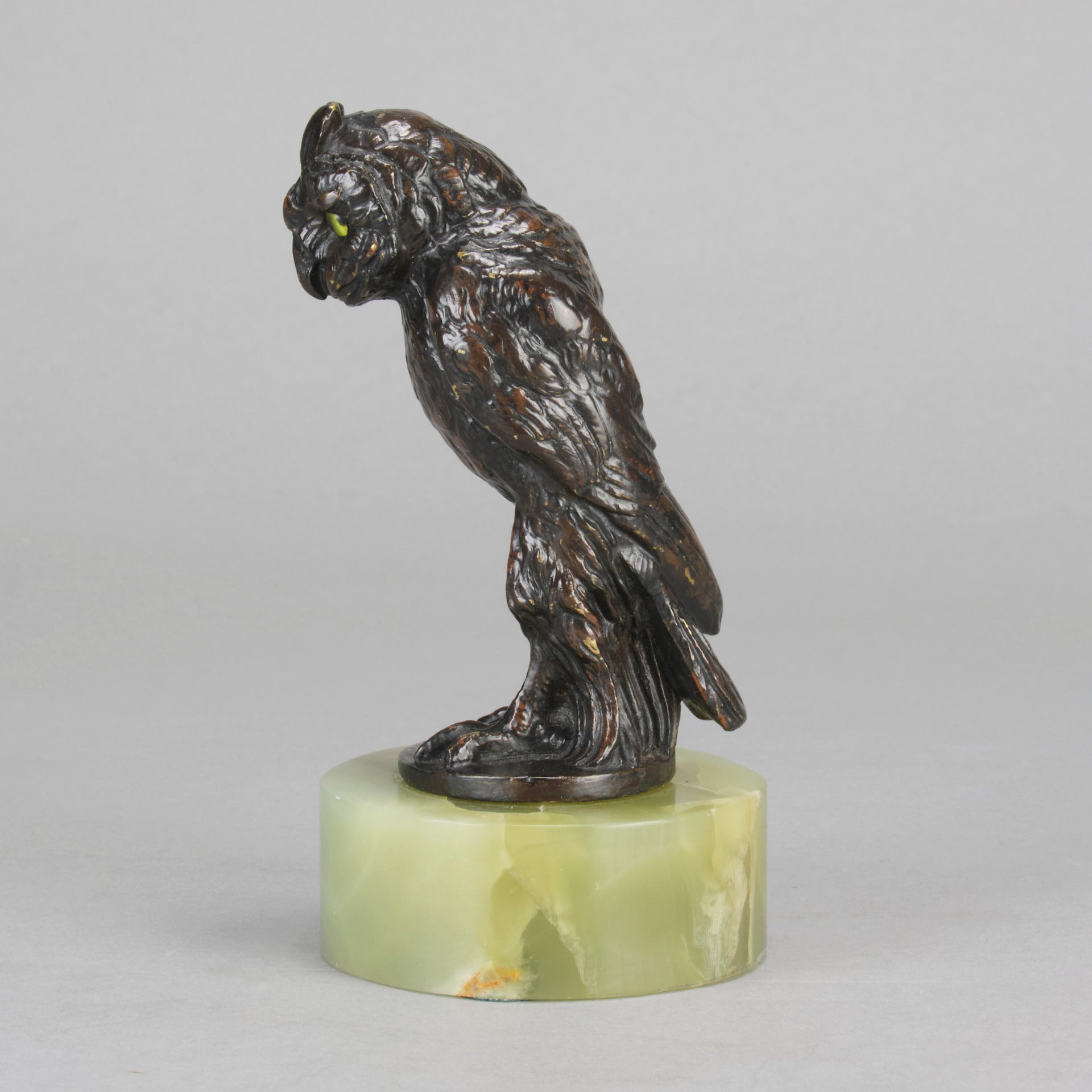 Vienna Bronze  - Austrian Bronze Owl - Hickmet Fine Arts  