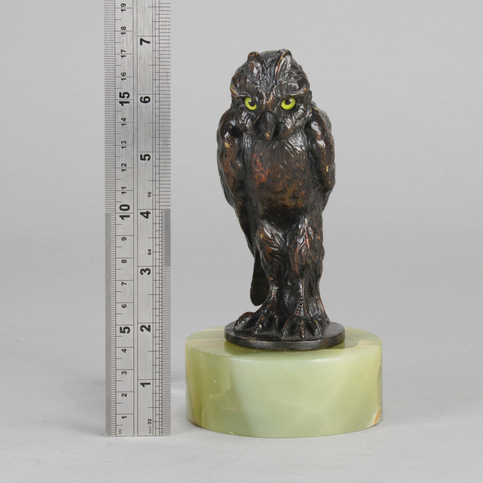 Vienna Bronze  - Austrian Bronze Owl - Hickmet Fine Arts  