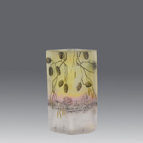 Alder Vase - Daum Frères - Art Nouveau Glass - Hickmet Fine Arts
