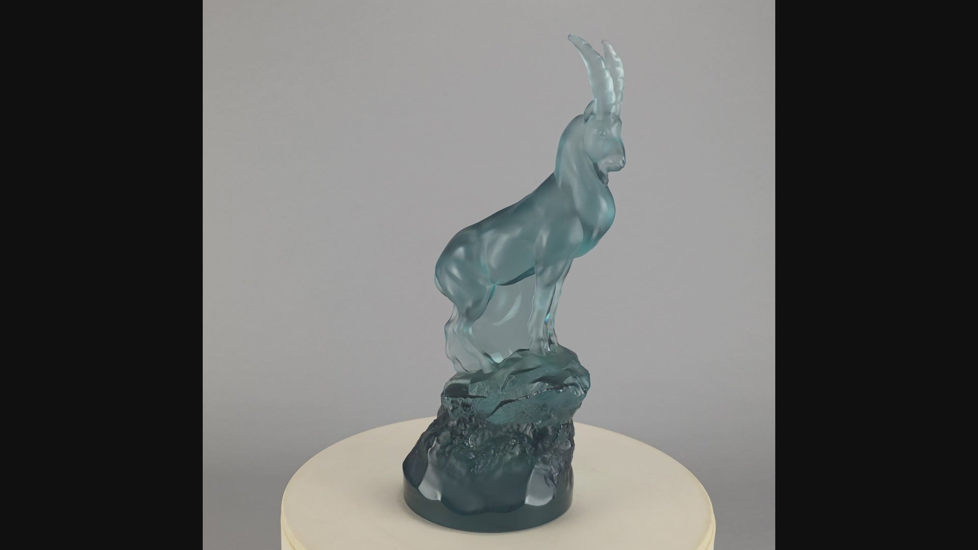 Lalique Ibex - Lalique Coloured Glass - Hickmet Fine Arts