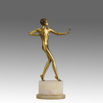 Josef Lorenzl Wanda - Art Deco Bronze - Hickmet Fine Arts