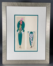 Erte Uncle Sam - Goache Costume Design - Hickmet Fine Arts
