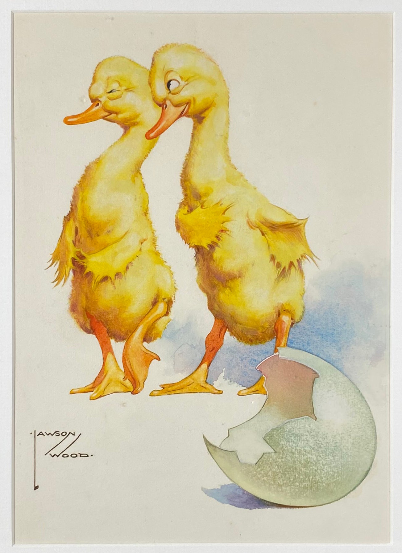 Lawson Wood Watercolour - Your Place or Mine - Hickmet Fine Arts