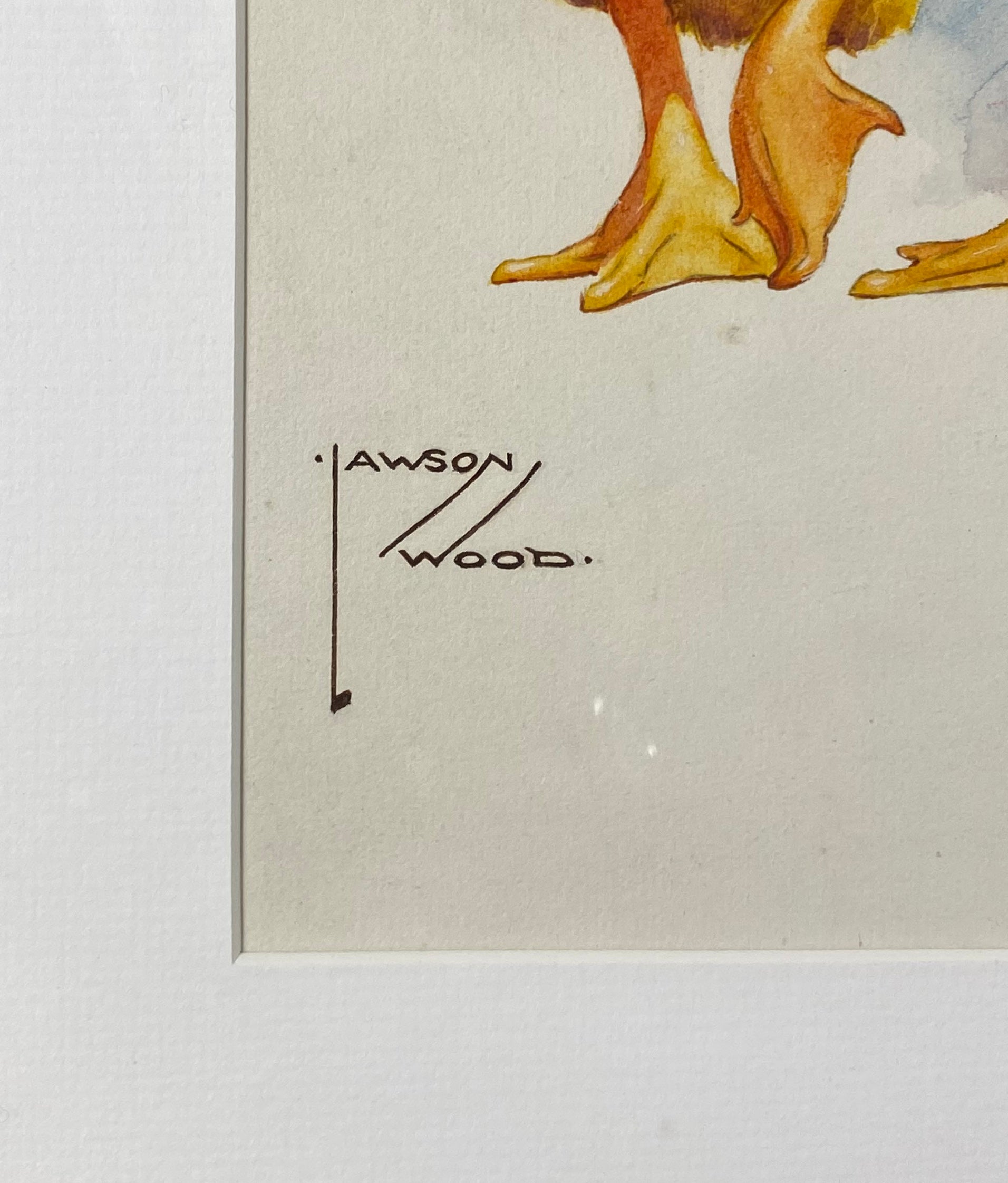 Lawson Wood Watercolour - Your Place or Mine - Hickmet Fine Arts