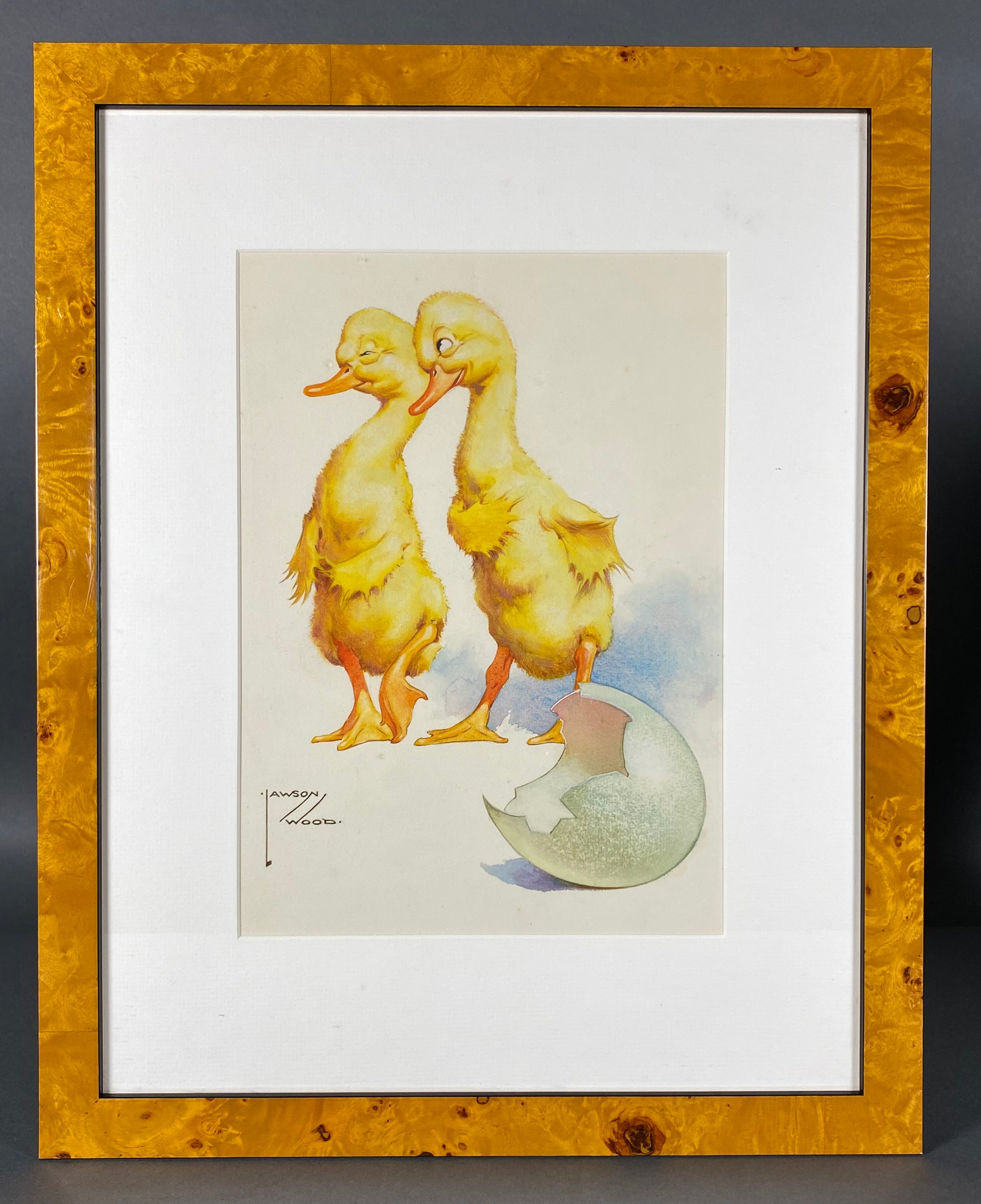 Lawson Wood Watercolour - Your Place or Mine - Hickmet Fine Arts