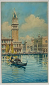 A Minotto Watercolour - Grand Canal Venice - Hickmet Fine Arts