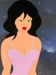 A full colour multi-layered original production cel of an animated character from the film Cool World by Paramount Pictures