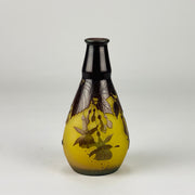 Emile Galle Vase - Fuchsia Vase - Emile Galle Glass - Galle Emile - Art Nouveau Glass - Hickmet Fine Arts