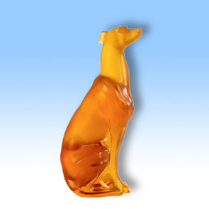 Amber "Greyhound" by Lalique