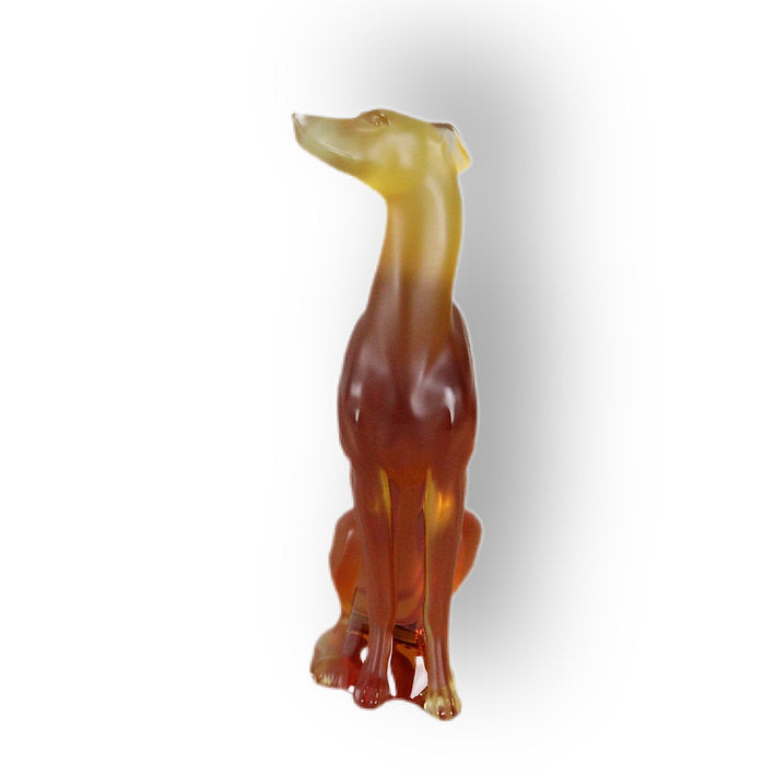Amber "Greyhound" by Lalique