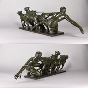 Alexandre Kelety Bronze - The Release - Hickmet Fine Arts 