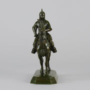 Guerrier du Caucase by Antoine Louis Barye - Antique Bronze Warrior on a horse - Hickmet Fine Arts
