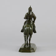 Guerrier du Caucase by Antoine Louis Barye - Antique Bronze Warrior on a horse - Hickmet Fine Arts