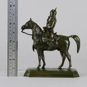 Guerrier du Caucase by Antoine Louis Barye - Antique Bronze Warrior on a horse - Hickmet Fine Arts