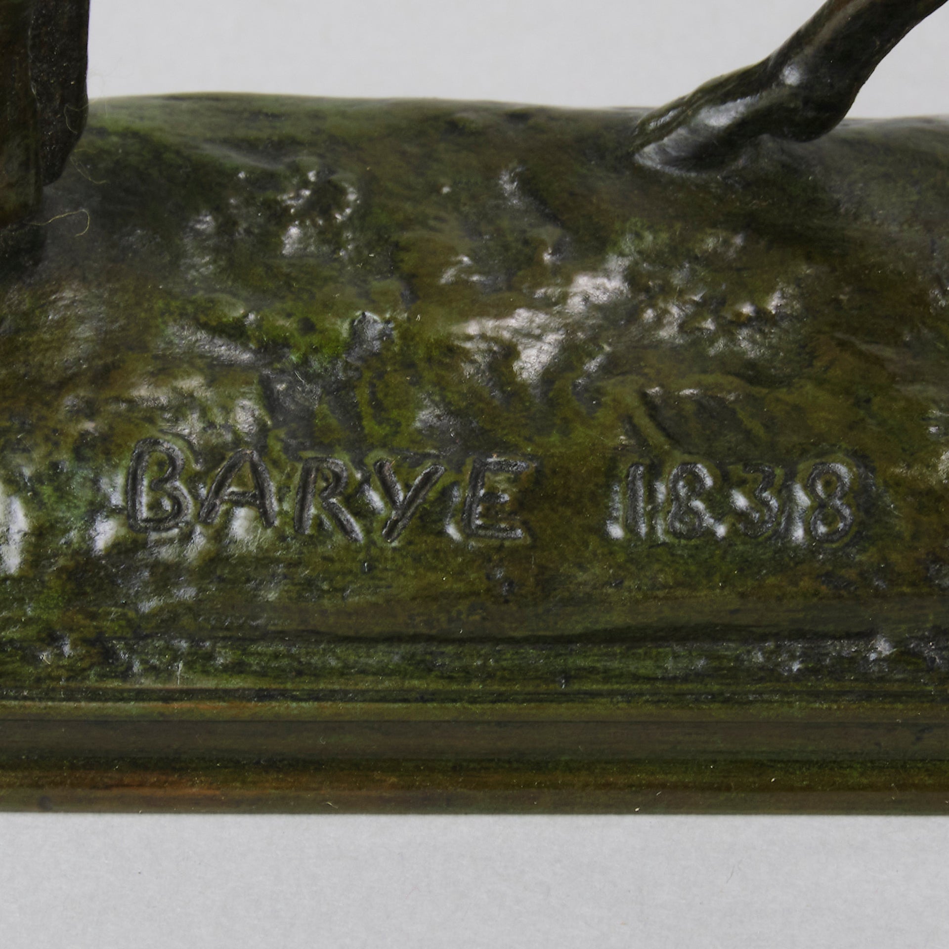 Antique Bronze - Cerf Qui Écoute - antoine louis barye - Bronze statues for sale - Bronze sculptures for sale - Antique bronze statues - Hickmet Fine Arts