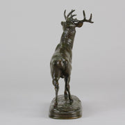 Barye "Cerf, La Jambe Levée" - Barye Bronze - Hickmet Fine Arts