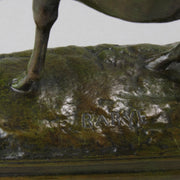 Barye "Cerf, La Jambe Levée" - Barye Bronze - Hickmet Fine Arts