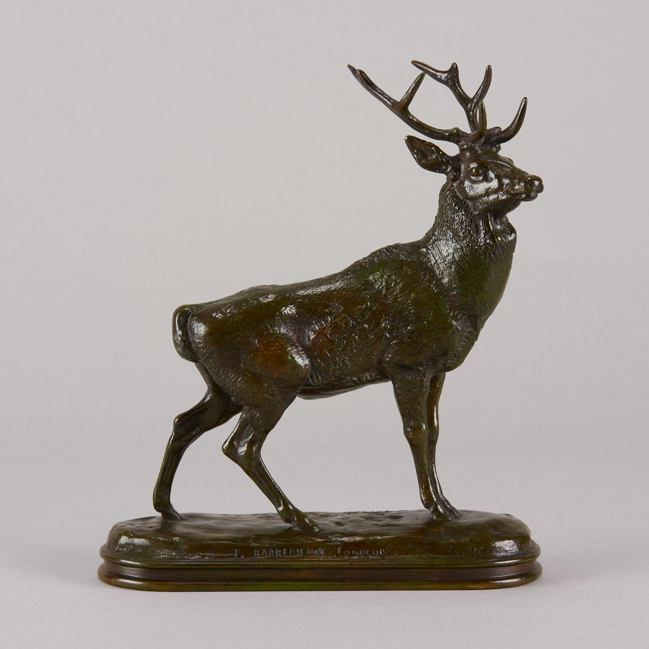 Barye bronze cerf