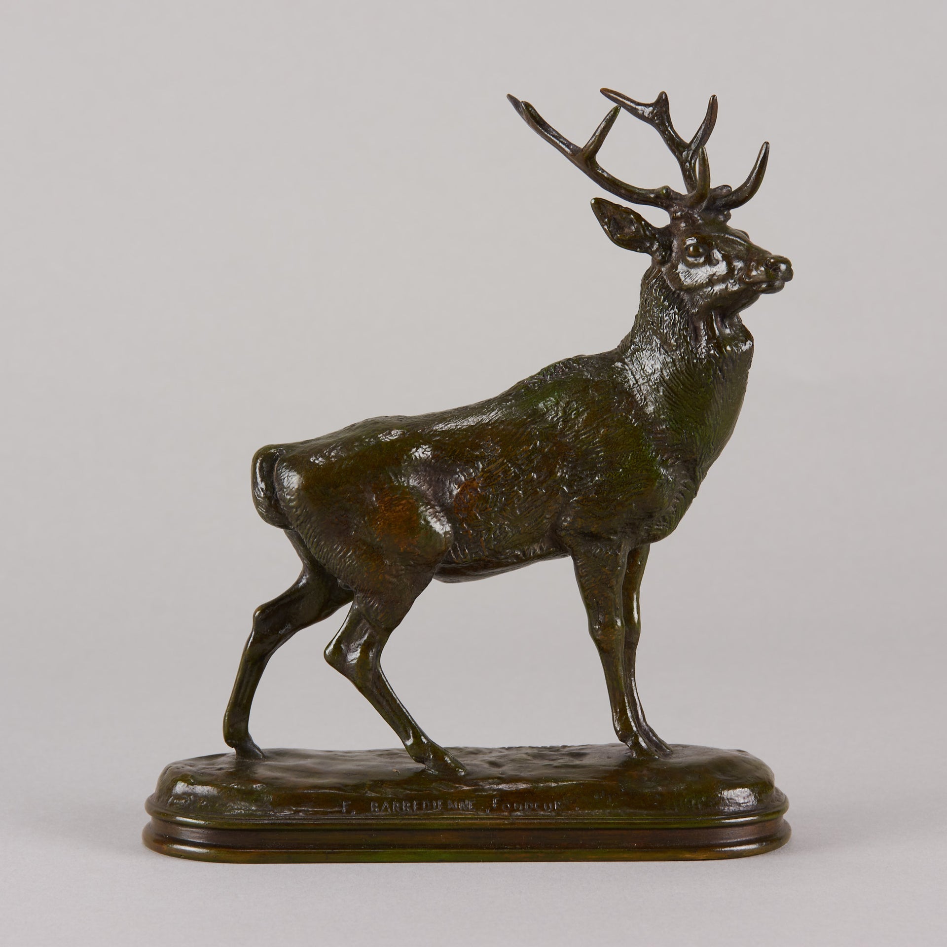 Barye bronze cerf