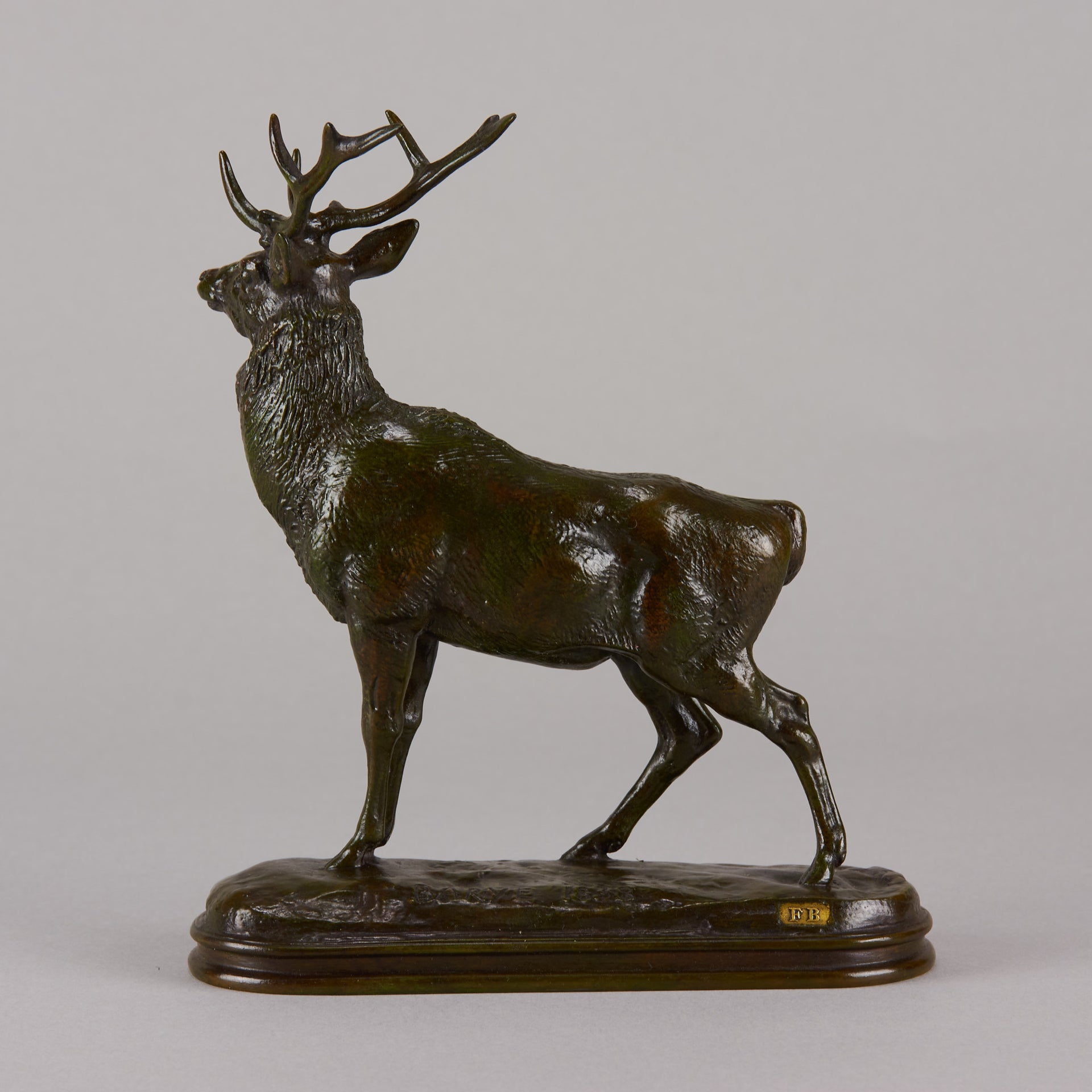 Barye bronze cerf